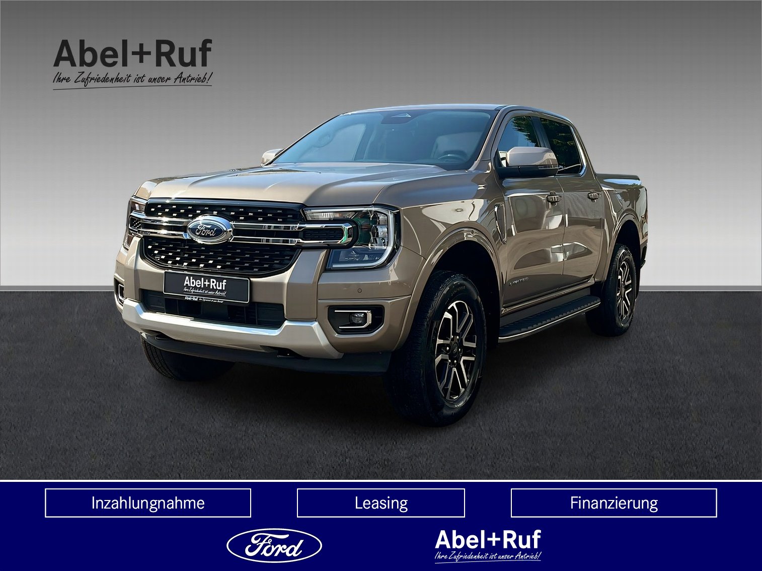 Ford Ranger Limited Doka + Pritsche-Rollo + AHK + 7J Garant