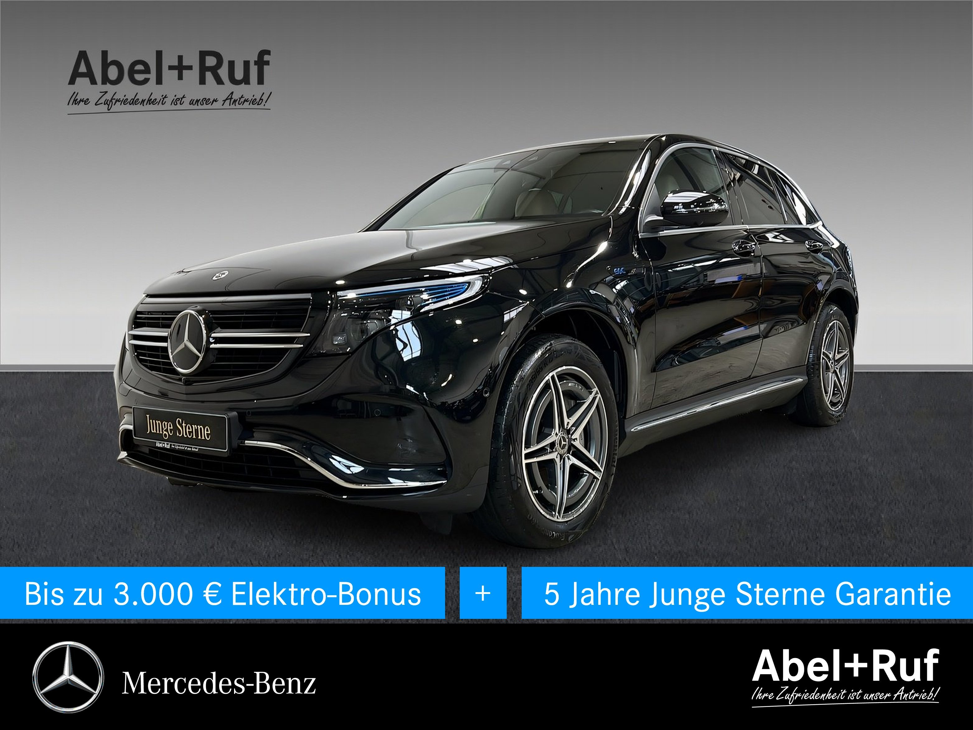 Mercedes-Benz EQC 400 4M AMG + MULTI + DISTRO + Ambiente + DAB + AHK + 360