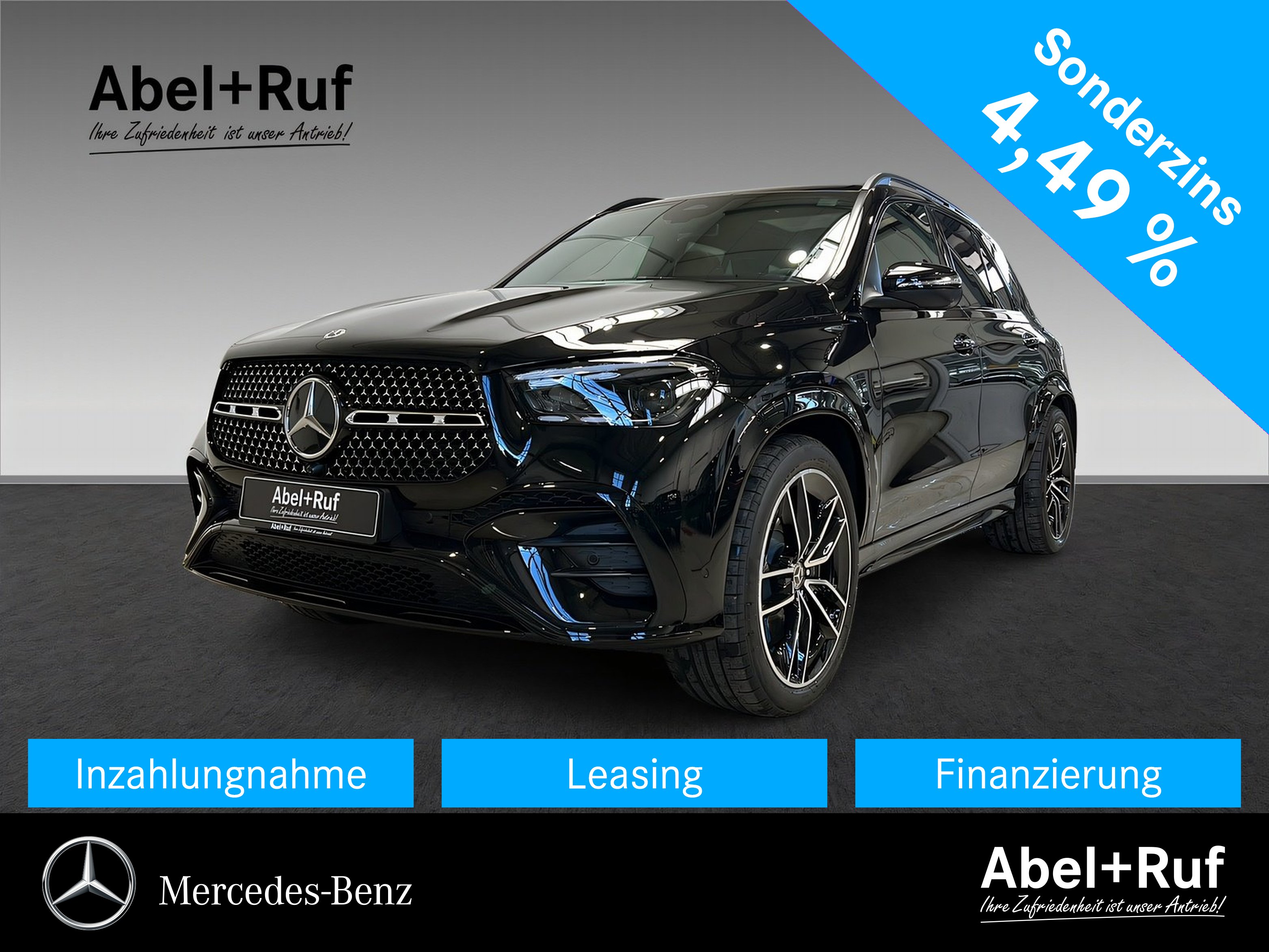 GLE 350 de 4M AMG+NIGHT+Burme+Memo+Pano+AHK+360° Bild 1