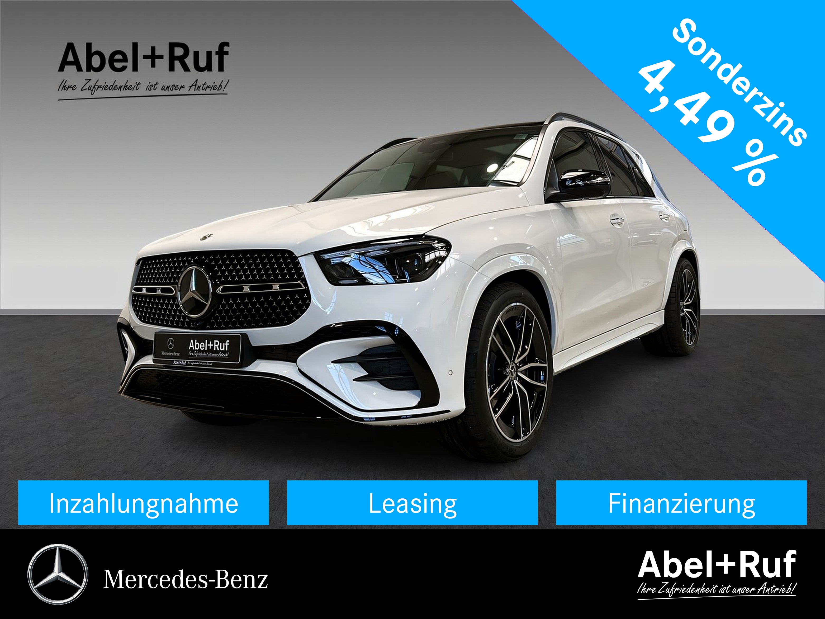 GLE 350 de 4M AMG+NIGHT+Burme+Memo+Pano+AHK+360° Bild 1