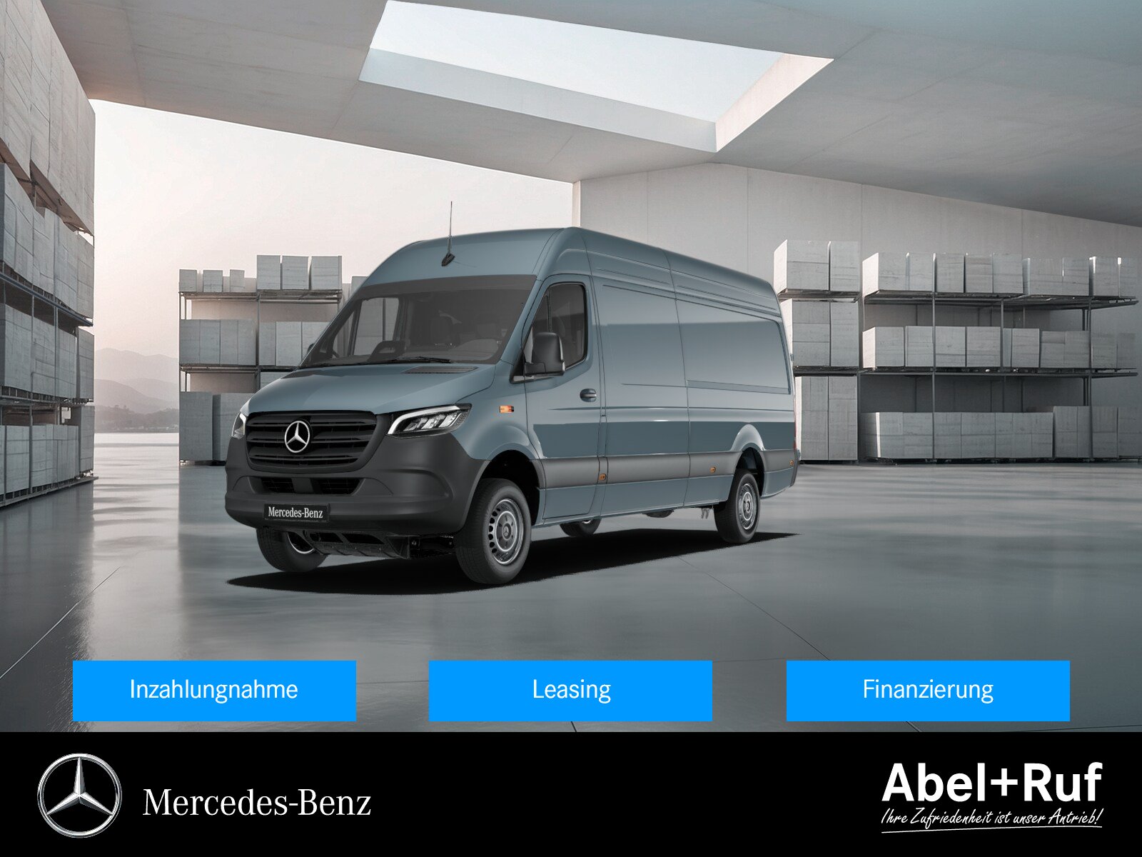 Sprinter 319 CDI Kasten 4x4 PRO L3H2 LED+Kam+DAB Bild 1