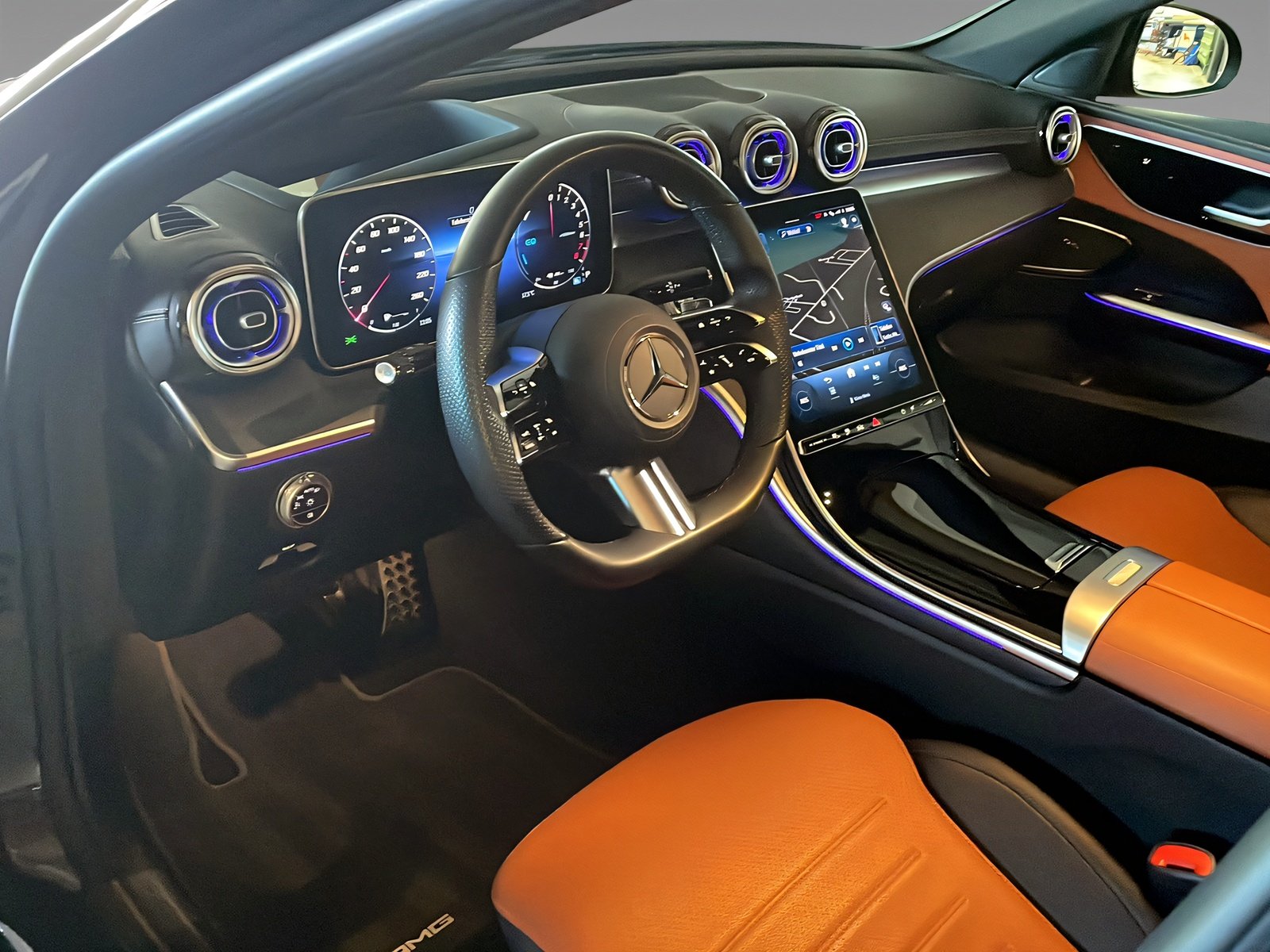 C 300 e AMG Head-UP+Kamera+MBUX+Braunes Leder Bild 15