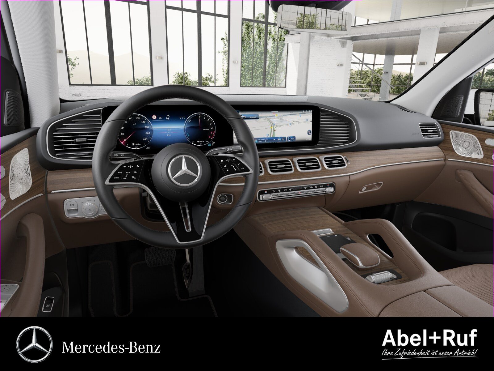 GLE 350 de 4M MULTI+Pano+Airmatic+AHK+Burm+DAB Bild 7