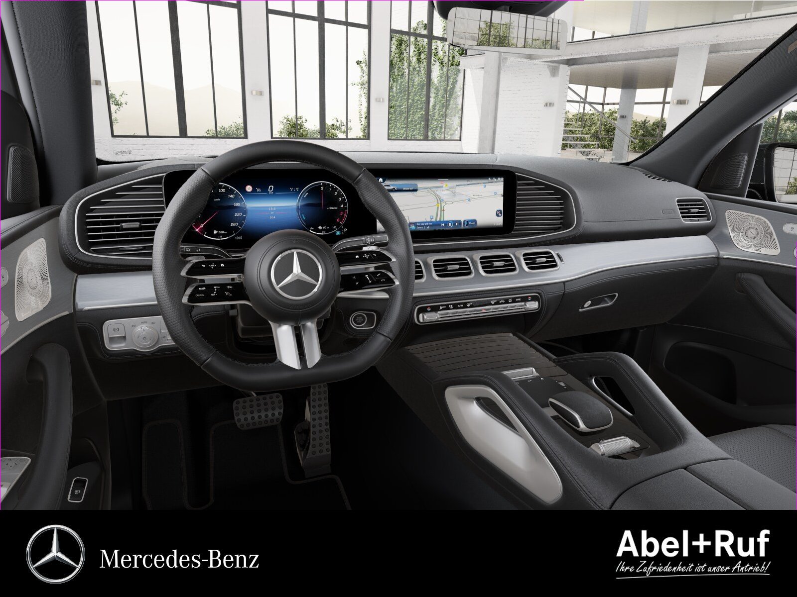 GLE 350 de 4M AMG+DISTR+NIGHT+Burme+Pano+HuD+AHK Bild 7