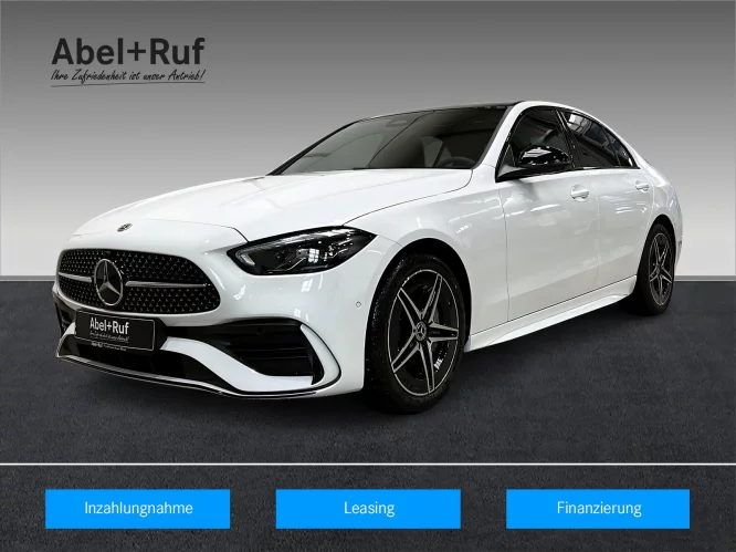 Details zum Fahrzeug: MERCEDES-BENZ C 200 AMG+LED+NIGHT+Ambi+Pano+Memo+TotW+360°