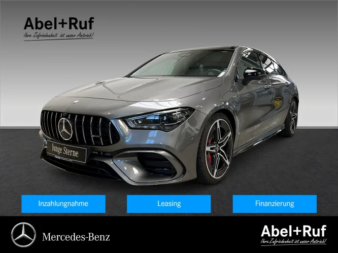 Mercedes-Benz AMG CLA 45 S SB Pano + MULTI + DISTRONIC + Burm + Memory